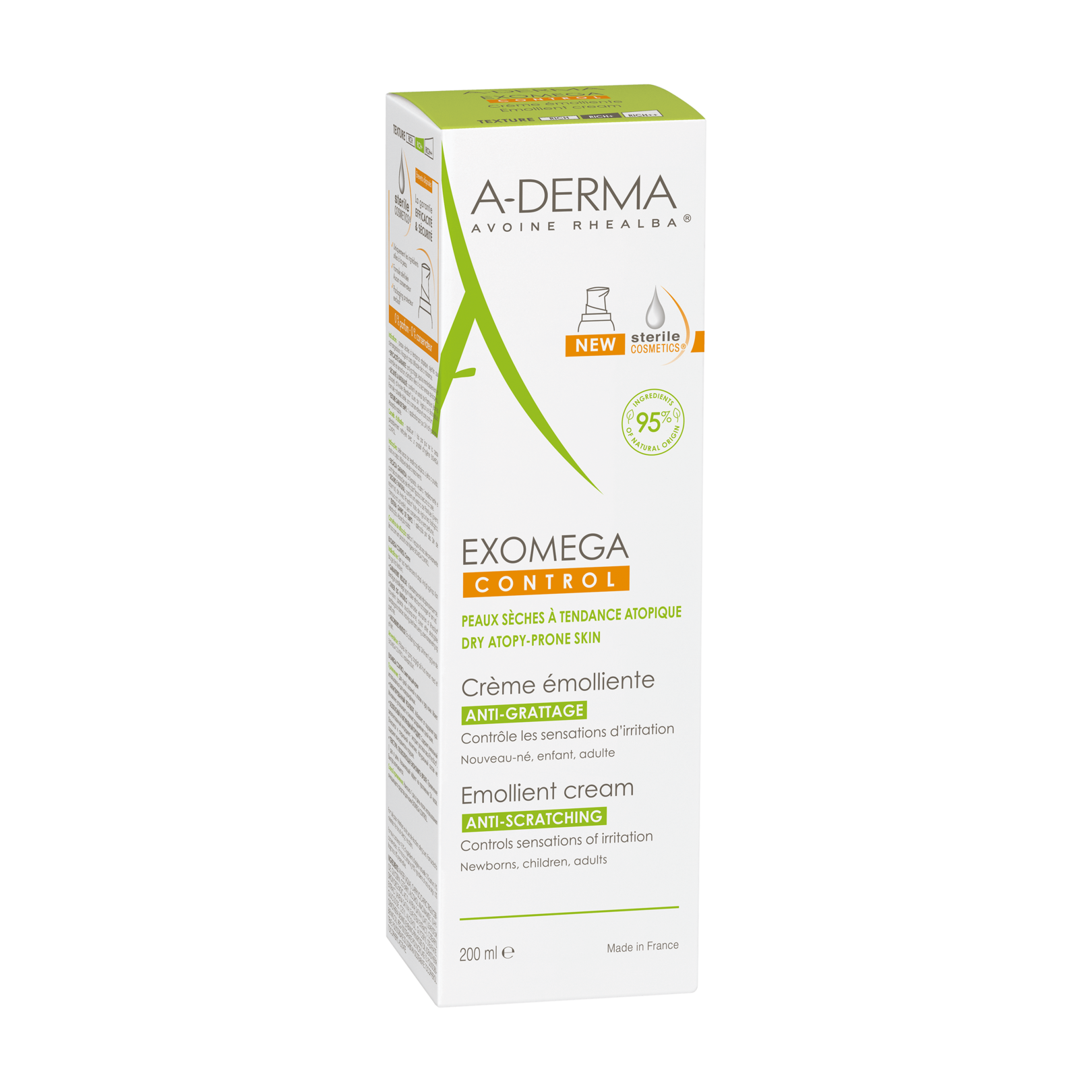 Crema emoliente anti-irritación de cosmética estéril