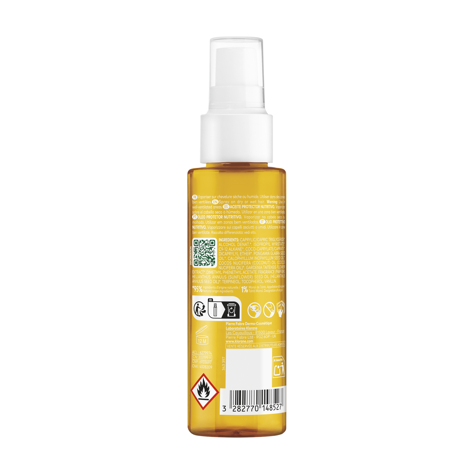 SOLAIRE Huile protectrice et nourrissante