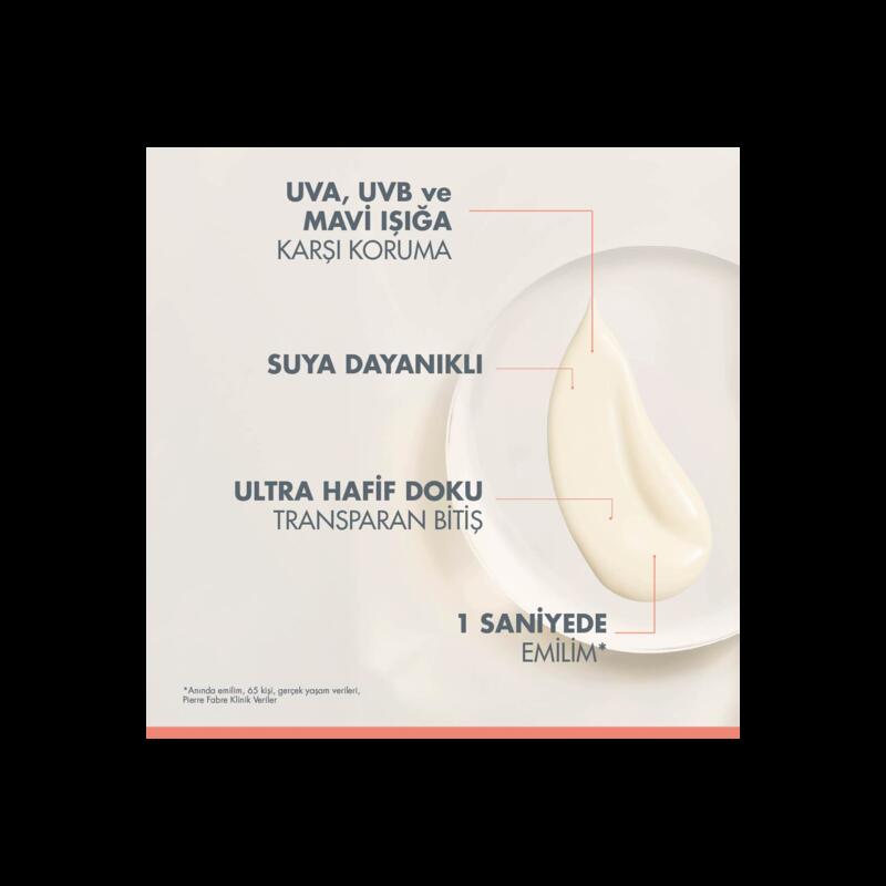 Ultra Fluid Invisible SPF50 Normal ve Karma Ciltler İçin Çok Yüksek Korumalı Güneş Kremi 