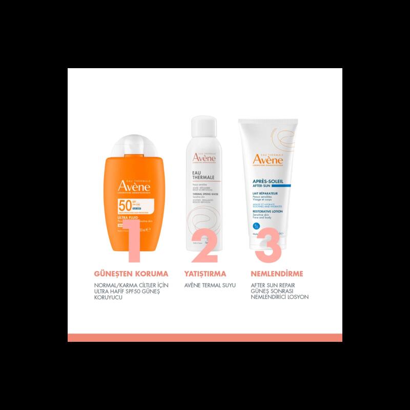 Ultra Fluid Invisible SPF50 Normal ve Karma Ciltler İçin Çok Yüksek Korumalı Güneş Kremi 