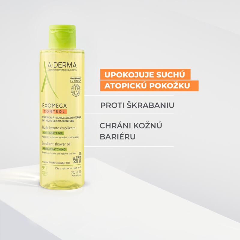 Exomega Control Zvláčňujúci sprchový olej