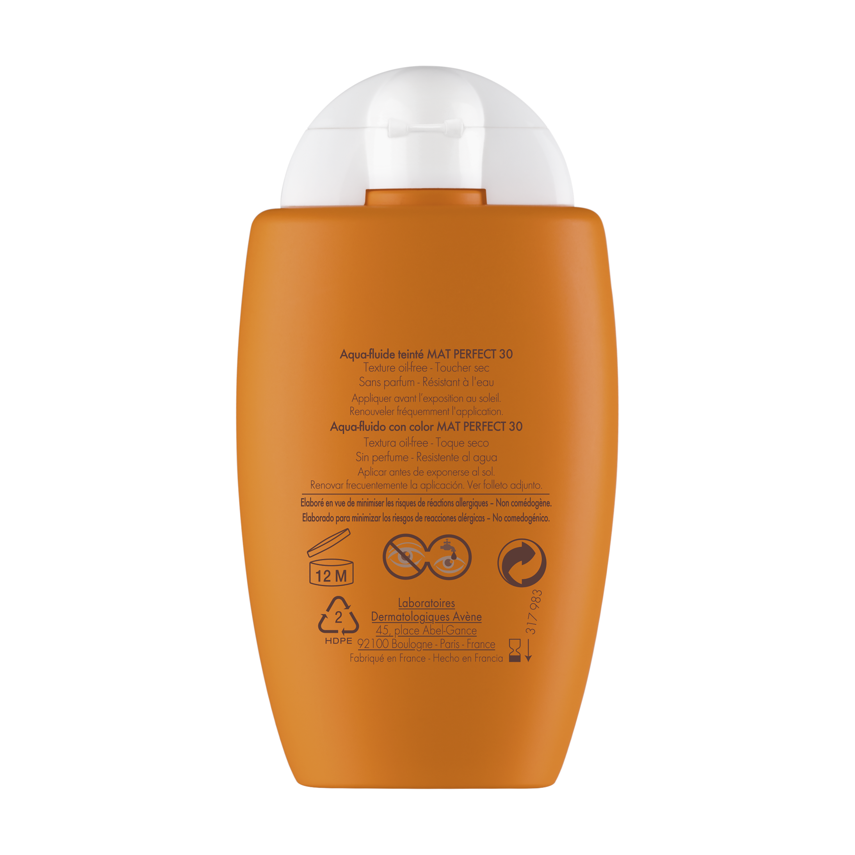Mat Perfect Aqua-fluido con color SPF 30