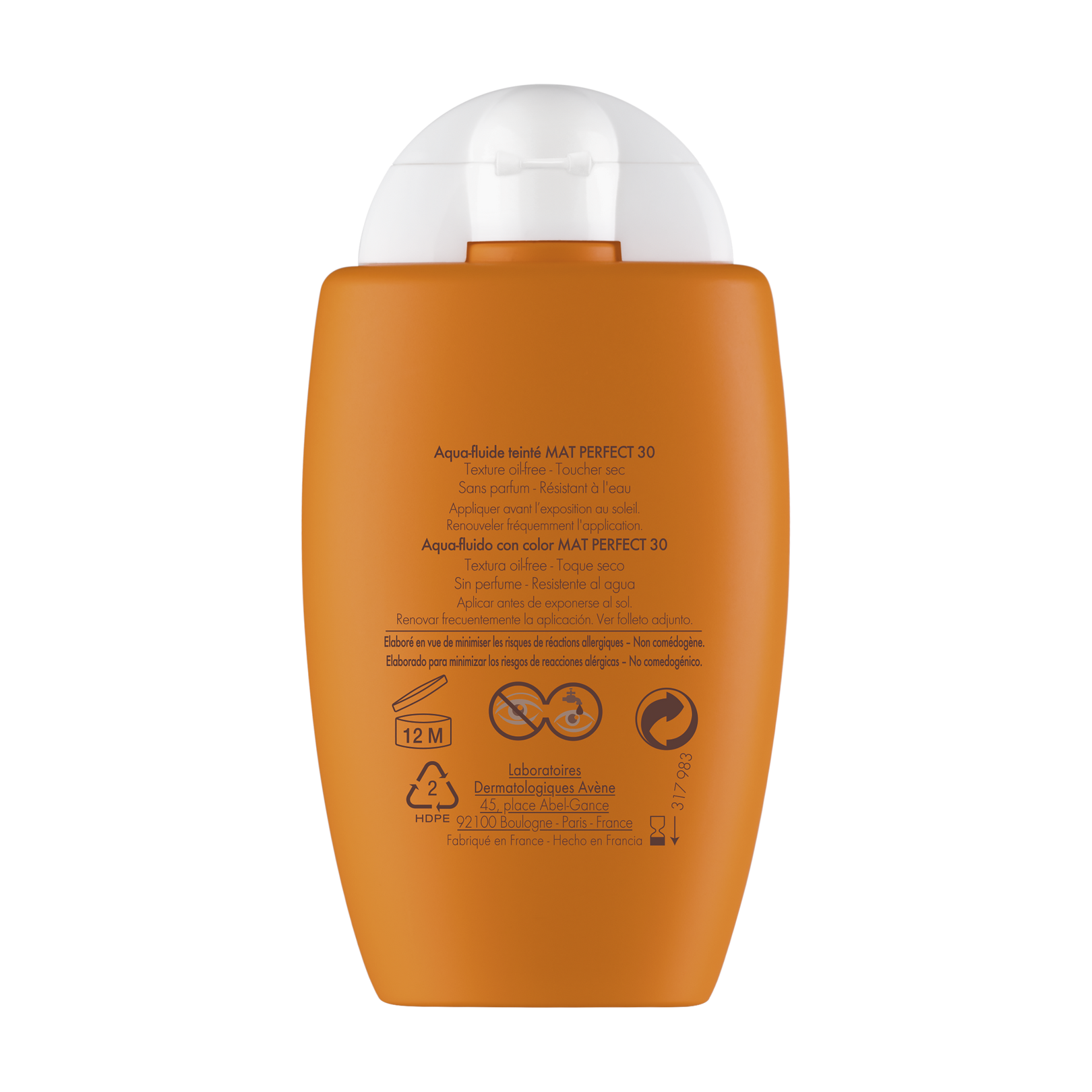Mat Perfect Aqua-fluido con color SPF 30