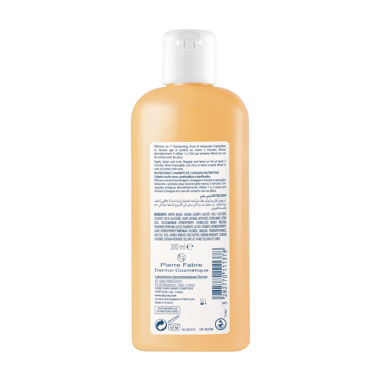 Champô nutritivo reparador