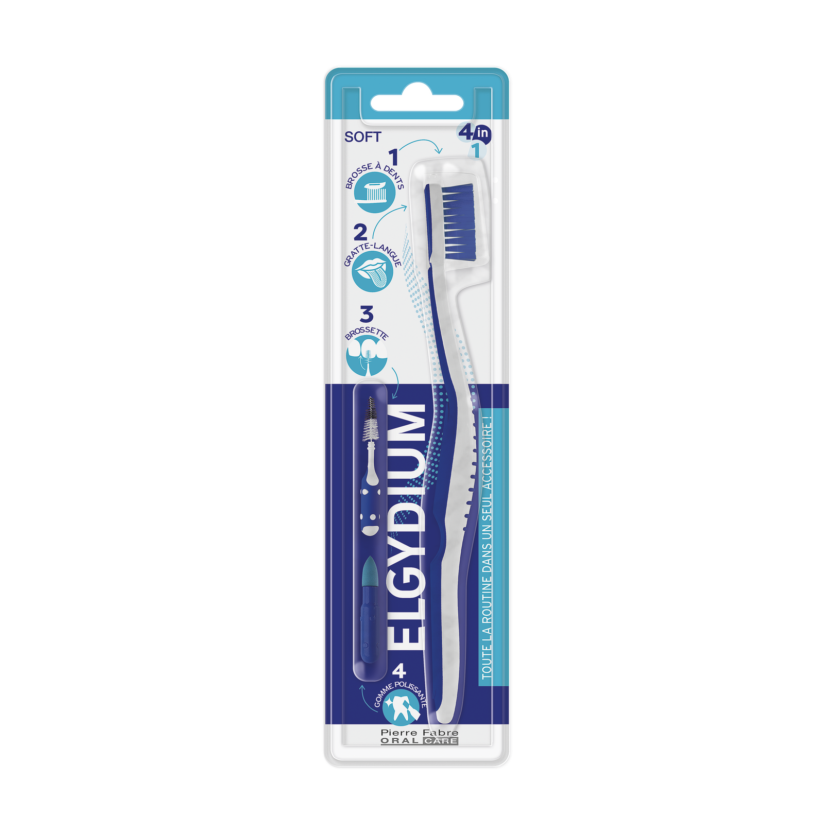 ELGYDIUM 4in1 - Brosse à dents
