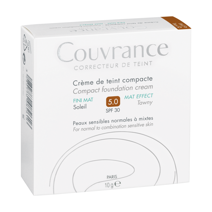 Couvrance Compact Διορθωτικό Μake Up, Fini Mat Soleil
