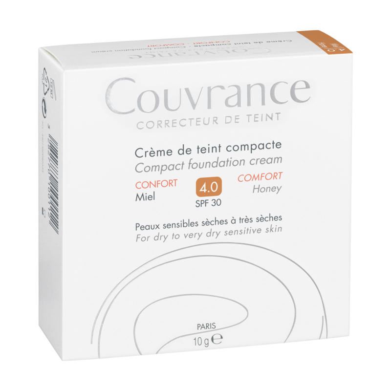 Couvrance crème de teint compacte confort miel