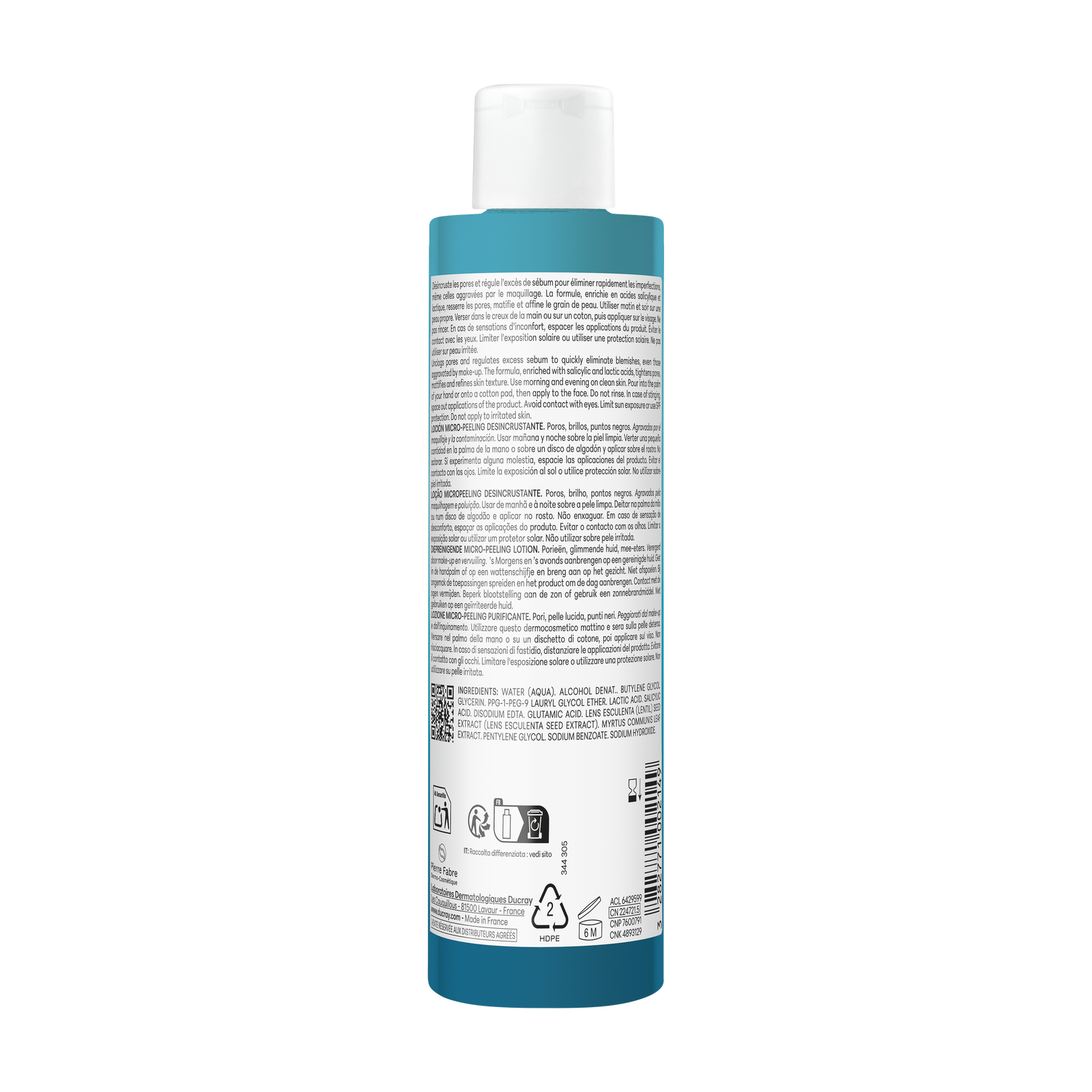 Lotion micro-peeling désincrustante
