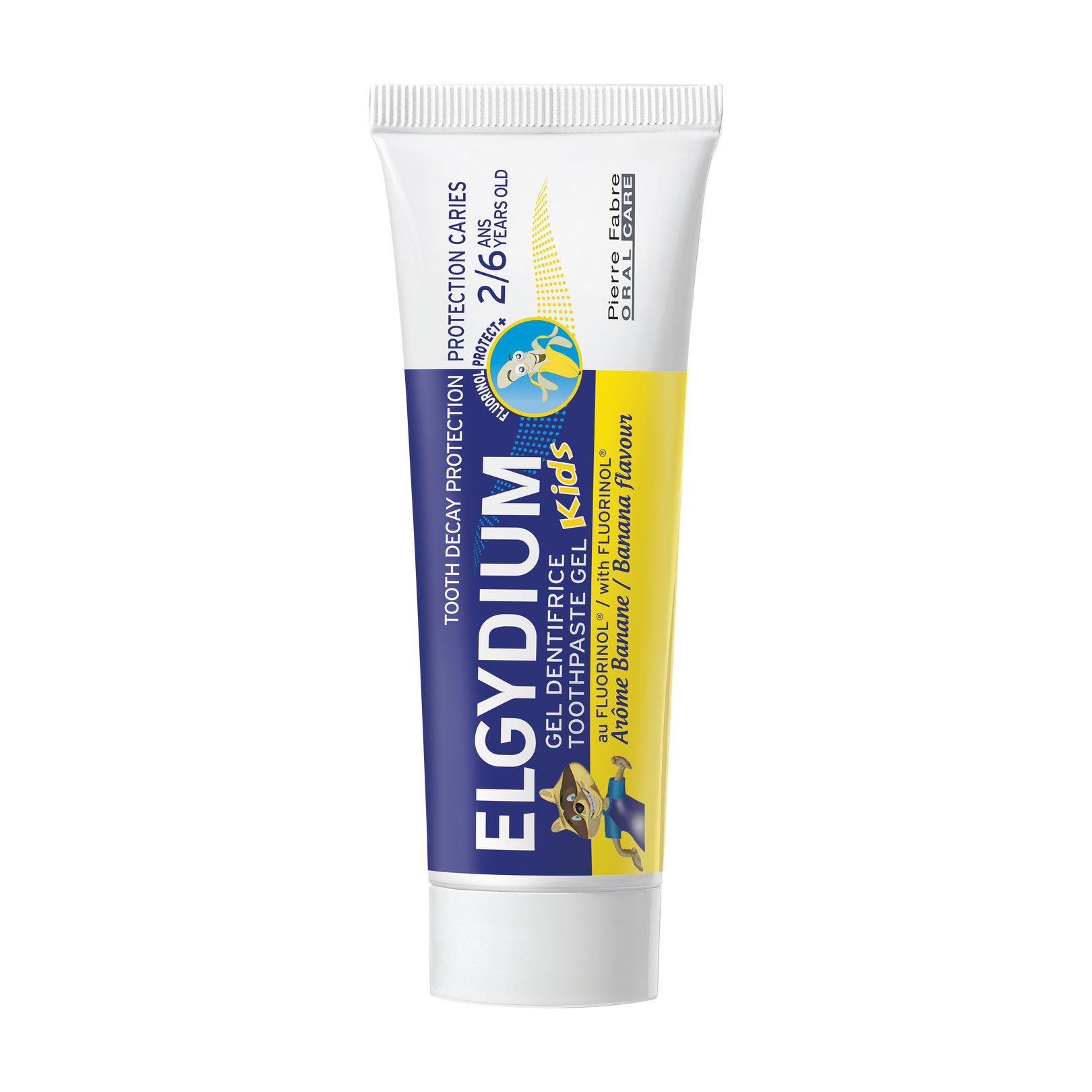 ELGYDIUM Kids - Gel Dentífrico Banana dos 2 aos 6 anos