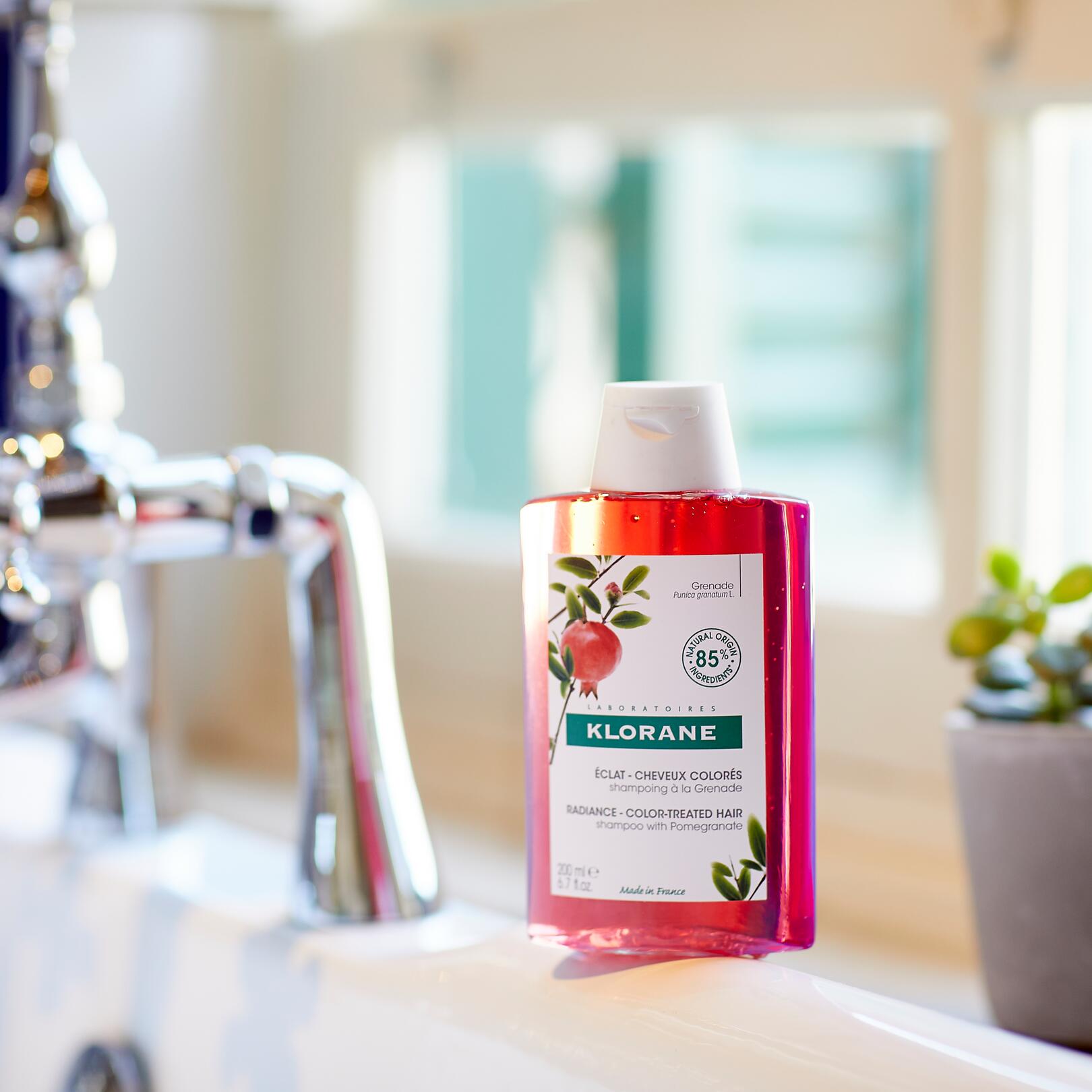 Klorane Color Radiance Shampoo Mit Granatapfel – 200 Ml – Für Glänzendes, Farbgeschütztes Haar