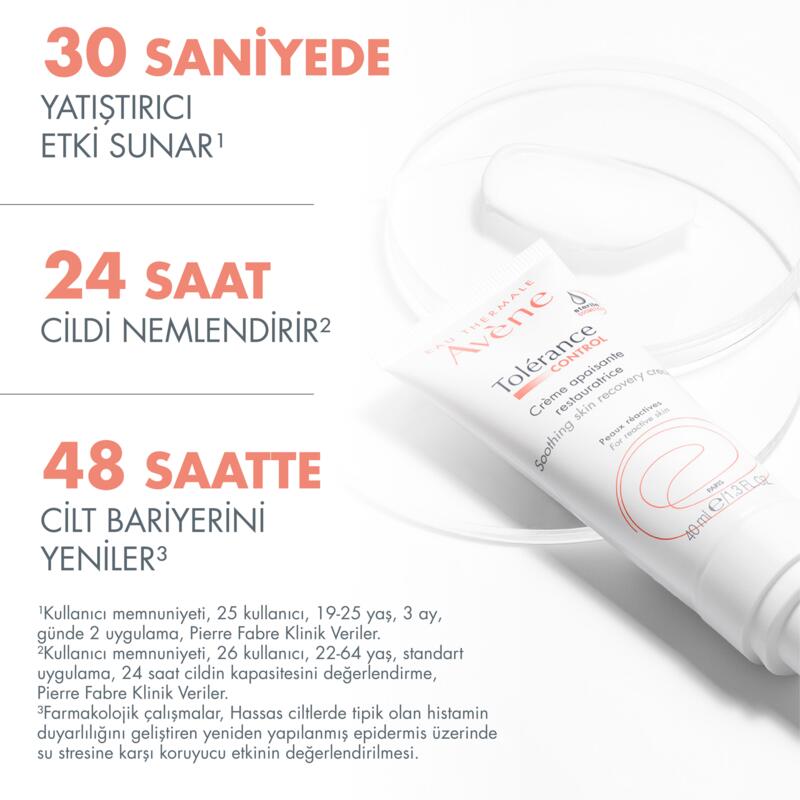 Tolérance CONTROL Onarıcı Yatıştırıcı Krem Sterile Cosmetics®