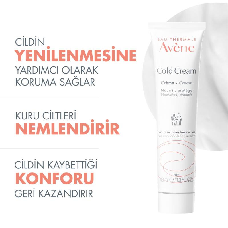 Avène Cold Krem Kuru Ciltler için Nemlendirici Krem 