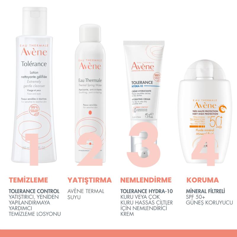 Tolerance Hydra-10 Hassas ve Kuru Ciltler İçin Nemlendirici Krem