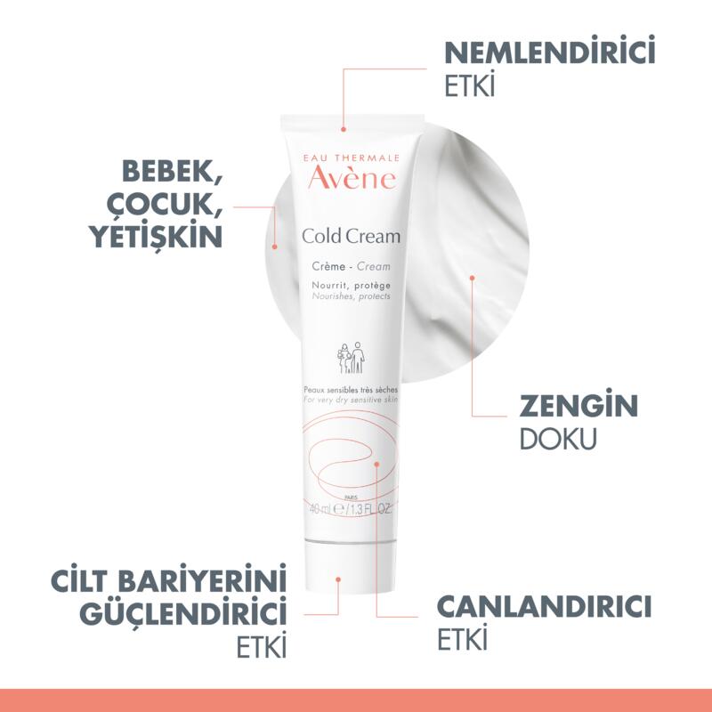 Avène Cold Krem Kuru Ciltler için Nemlendirici Krem 