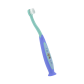 Cabeça da escova adaptada à forma da boca.