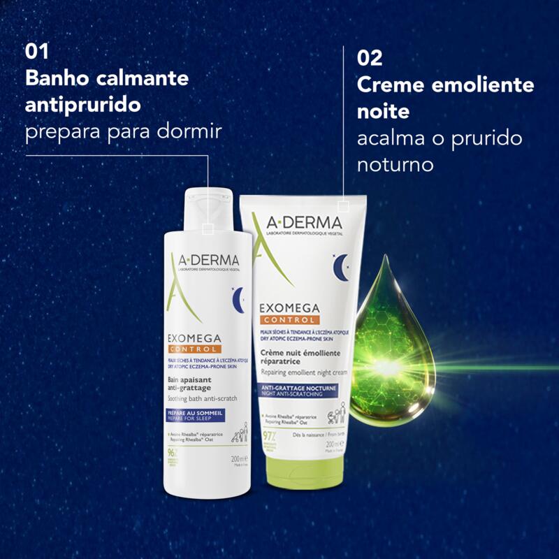 Banho calmante antiprurido