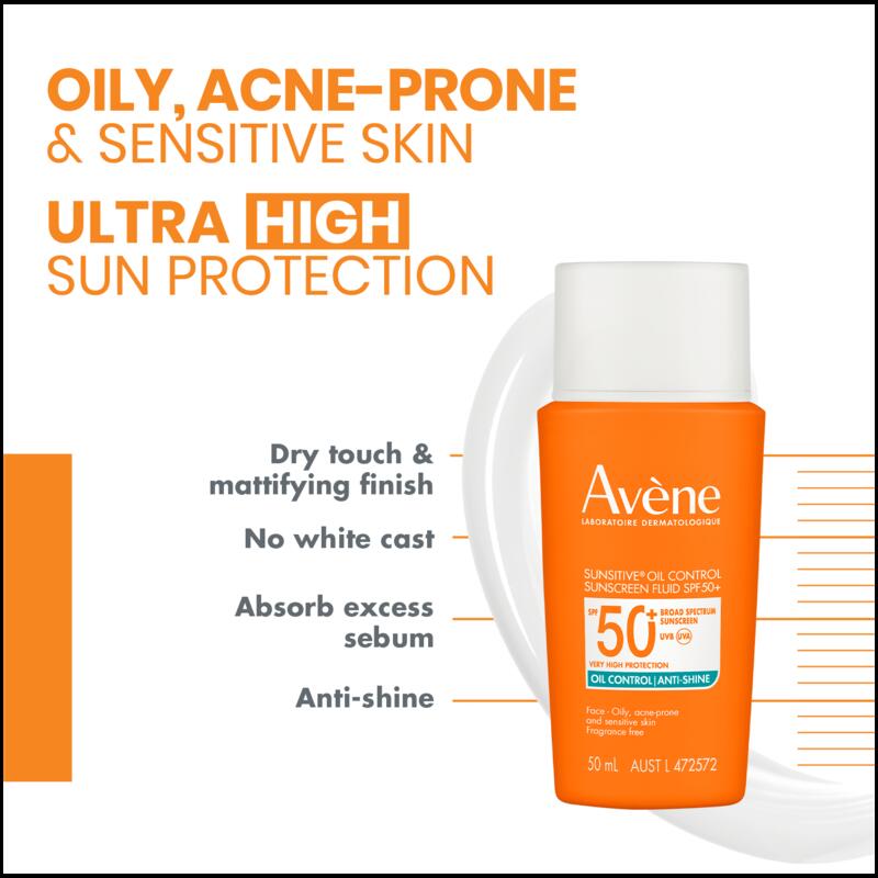 SUNSITIVE® OIL CONTROL Sunscreen fluid SPF50+