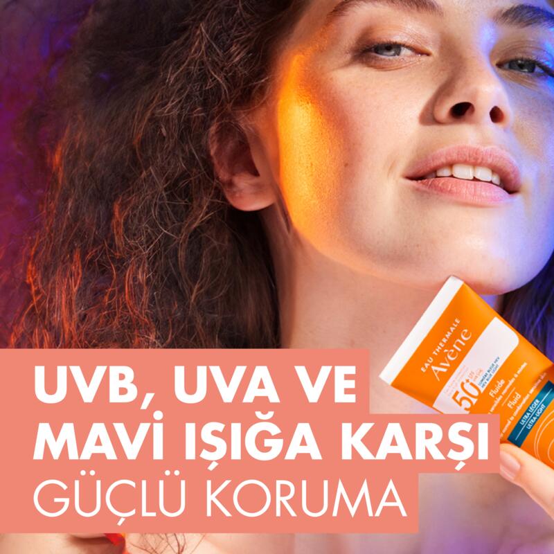 Fluid SPF 50+ Normal veya Karma Ciltler için Güneş Kremi