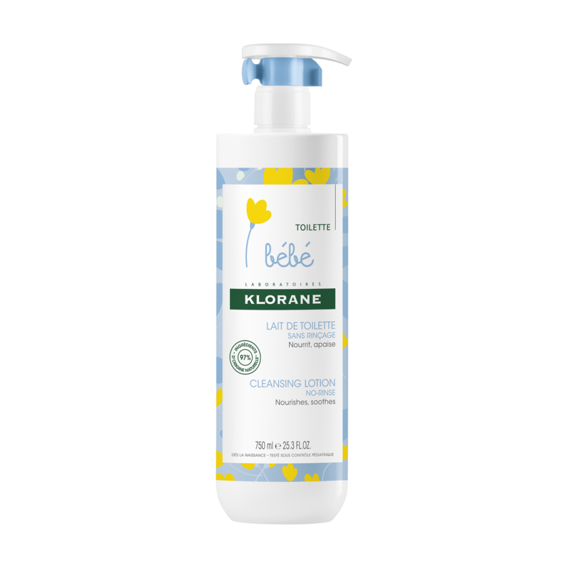 Lait de toilette bébé sans rinçage