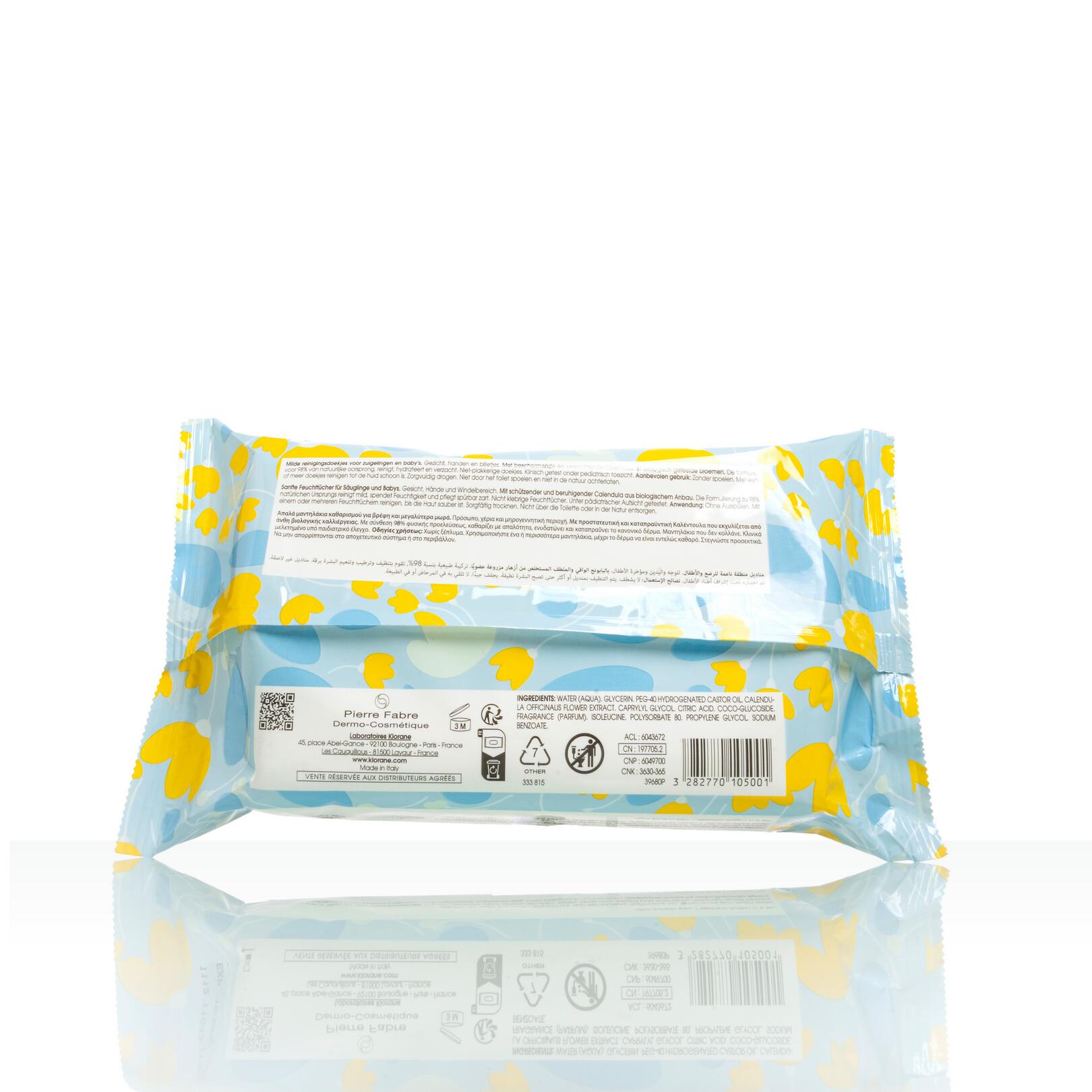 Lingettes nettoyantes douces