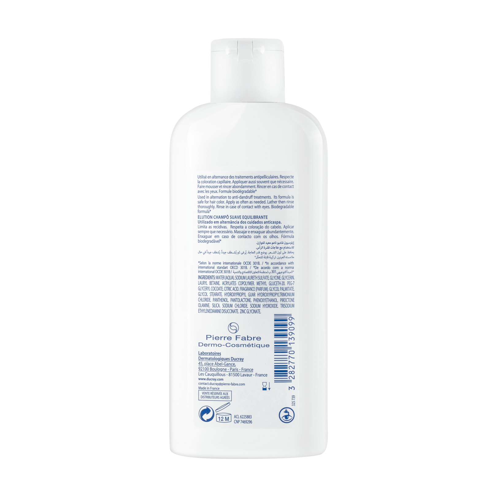 Milde, evenwichtherstellende shampoo