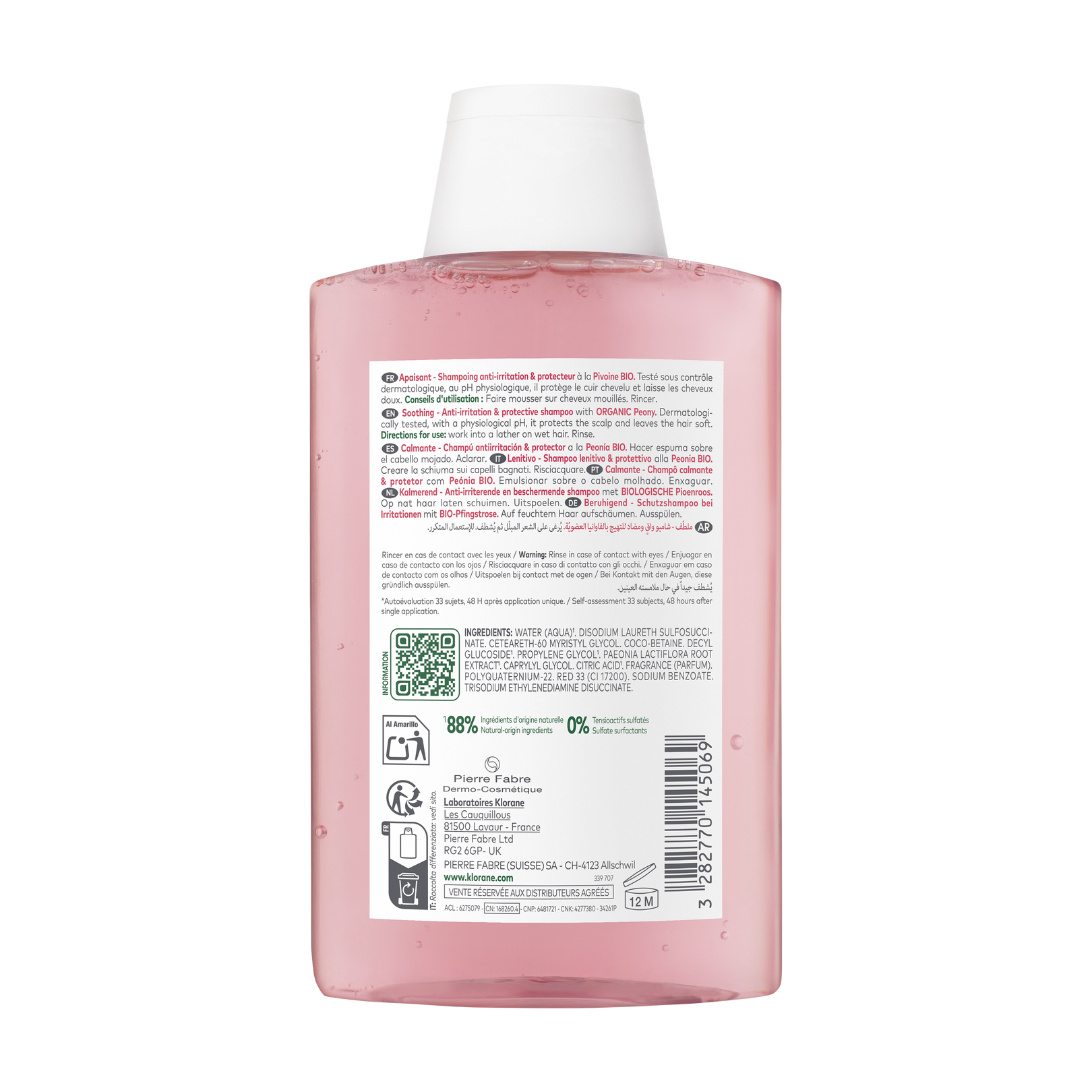 KALMEREND Anti-irriterende en beschermende shampoo