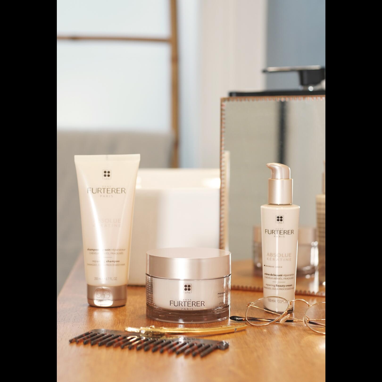 Aufbauende Keratin-Maske