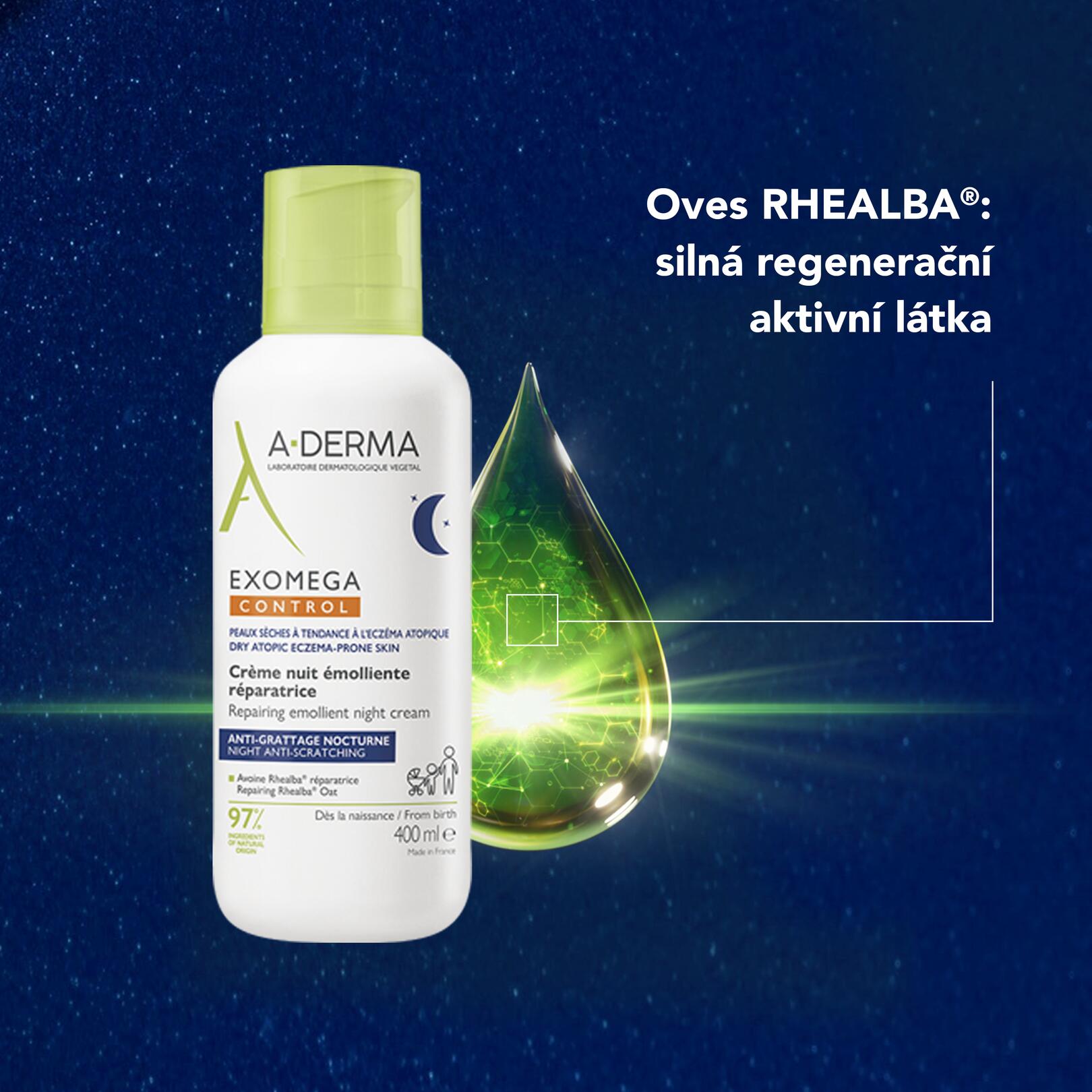 Exomega Control Regenerační emolienční noční krém