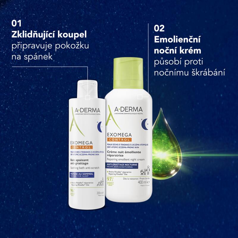 Exomega Control Regenerační emolienční noční krém