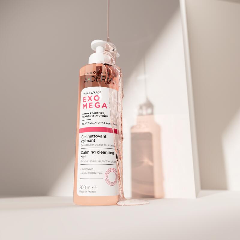 Gel limpiador calmante