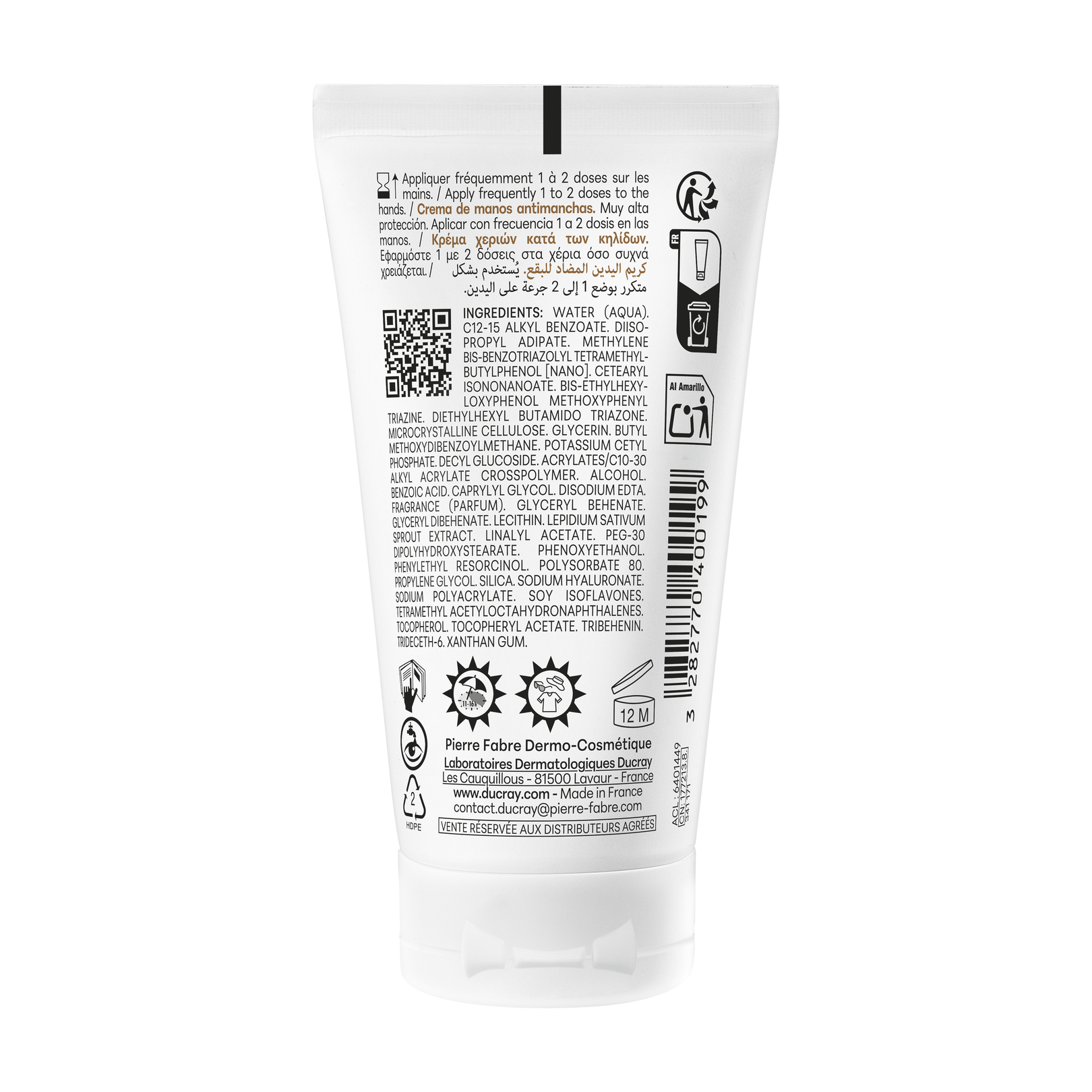 Anti-spots hand cream SPF50+