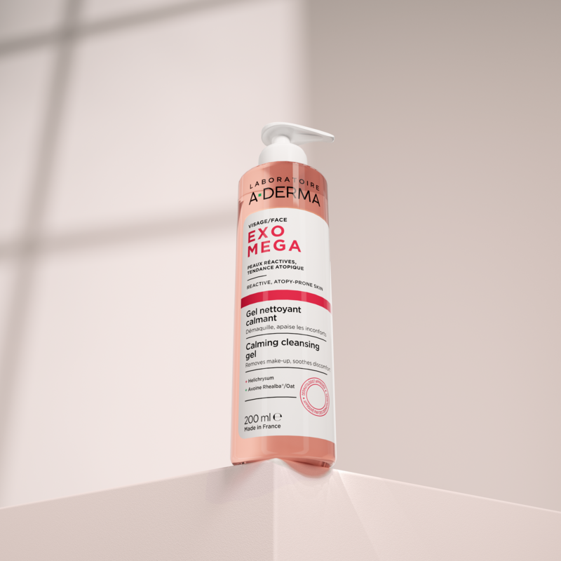 Gel limpiador calmante