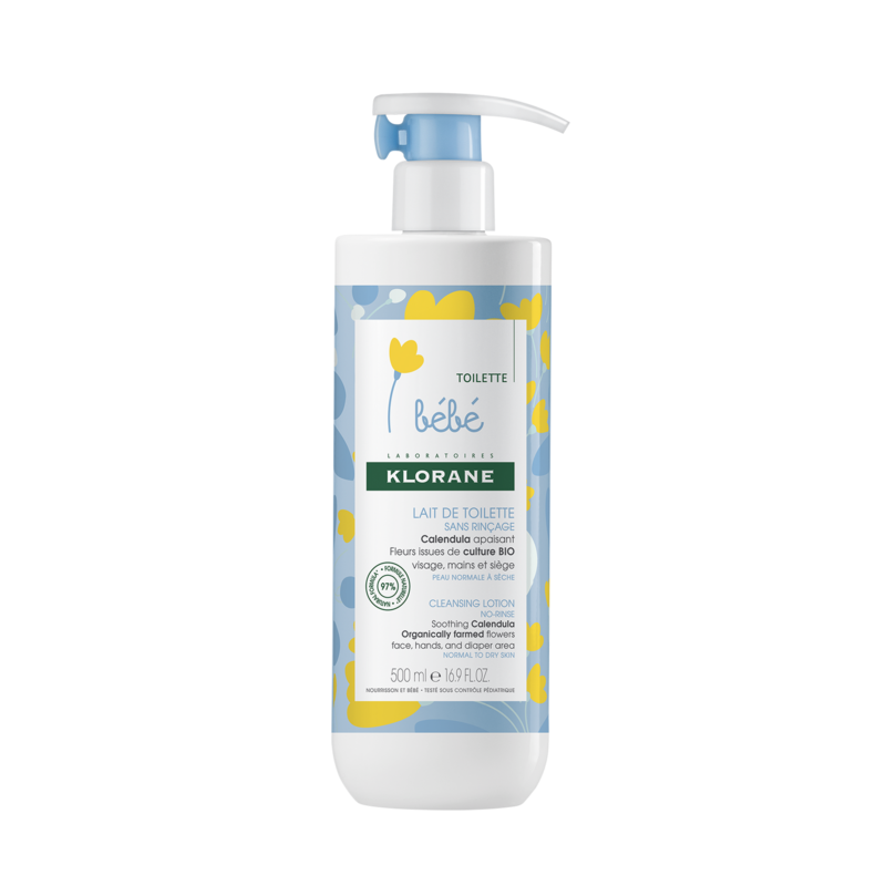 Lait nettoyant bébé sans rinçage