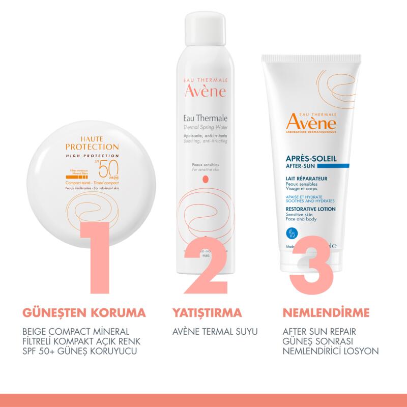 Mineral Filtreli Kompakt Açık Renkli SPF 50+ Güneş Koruyucu