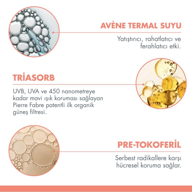 Cream SPF50+ Kuru Ciltler İçin Güneş Kremi 