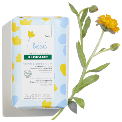  Bébé, Calendula Milde, Overvette Zeep met Calendula