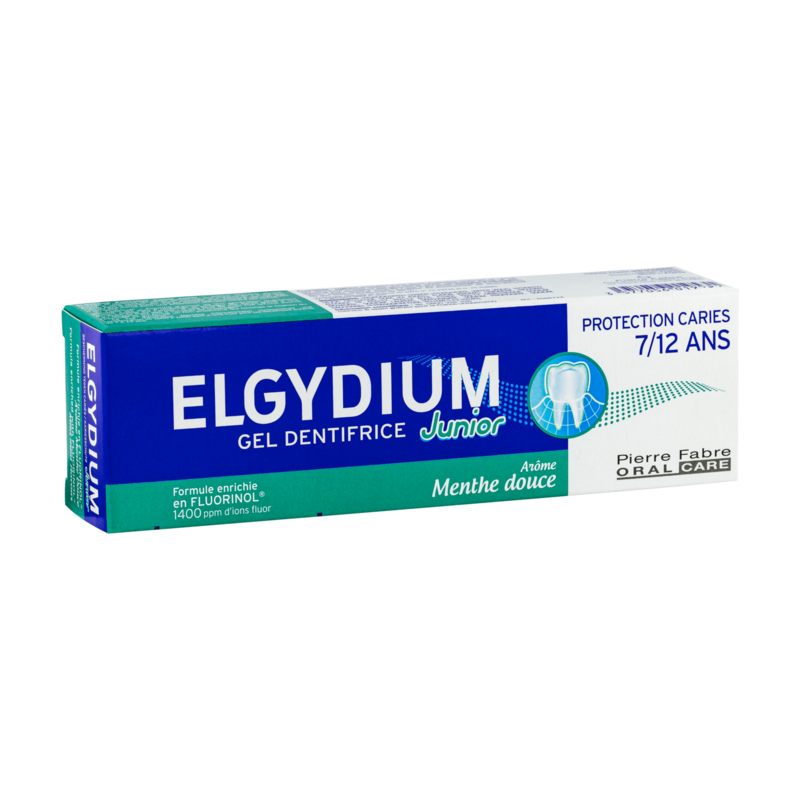 ELGYDIUM Junior Łagodna Mięta pasta do zębów dla dzieci 7-12 lat