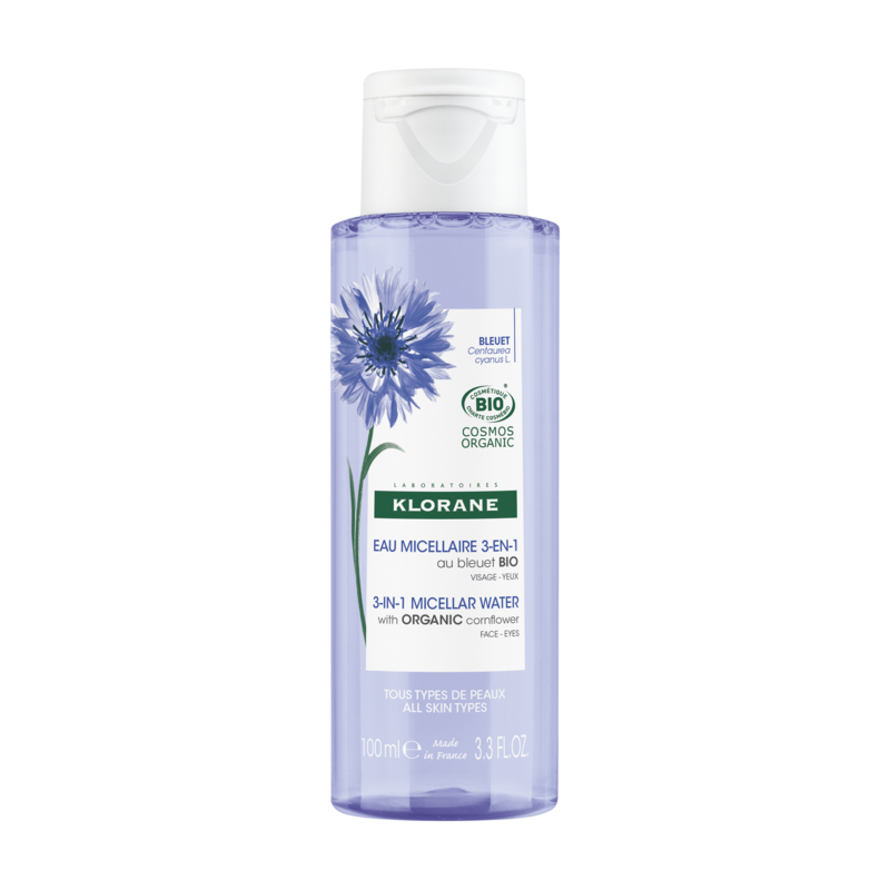Eau Micellaire 3-en-1 au Bleuet BIO - Visage, Yeux
