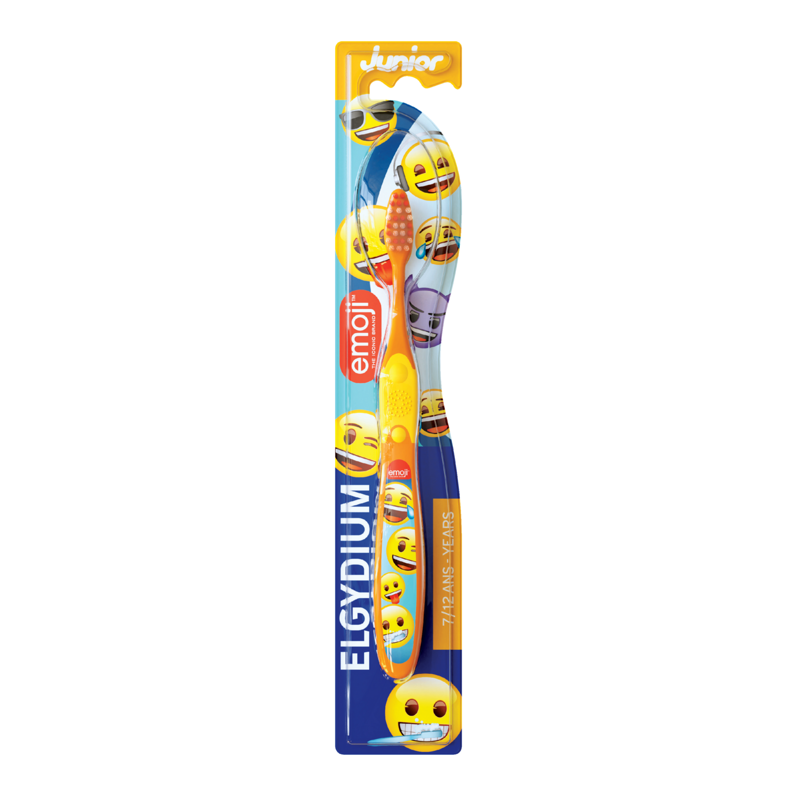 ELGYDIUM JUNIOR Emoji 7/12 ans - brosse à dents enfant