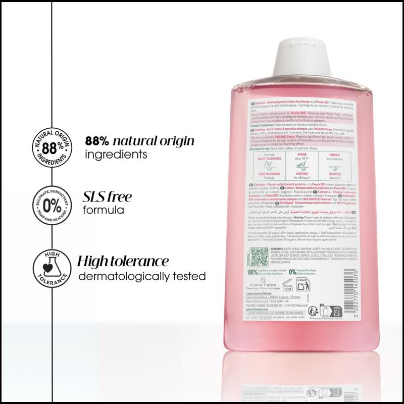 Soothing Shampoo with Organic Peony - Sensitive scalp