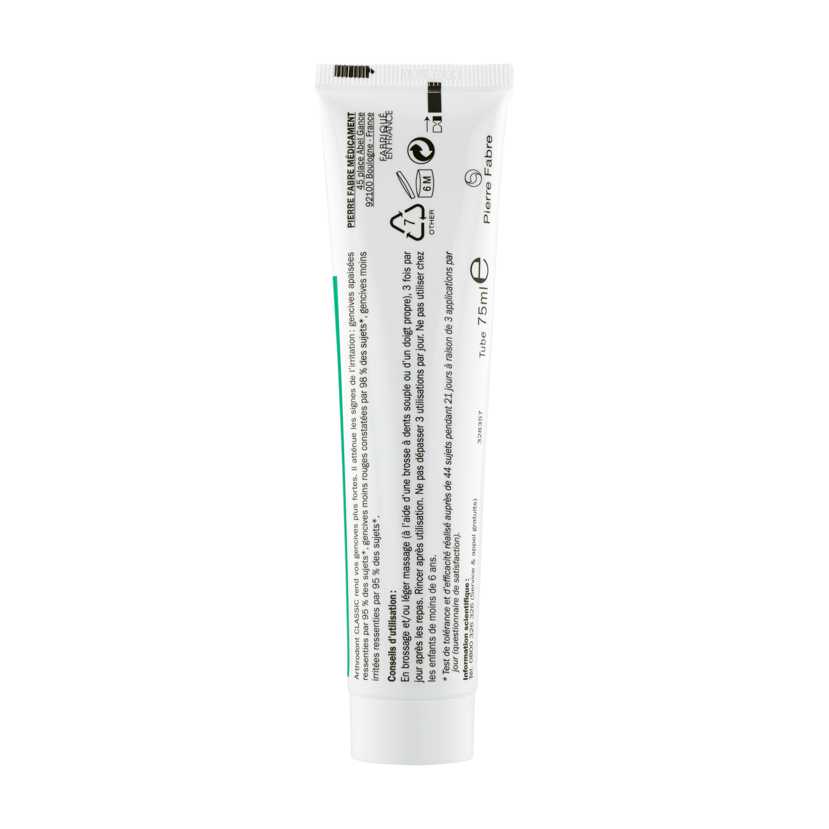 Arthrodont Classic - Pasta de Dentes para Gengivas Irritadas