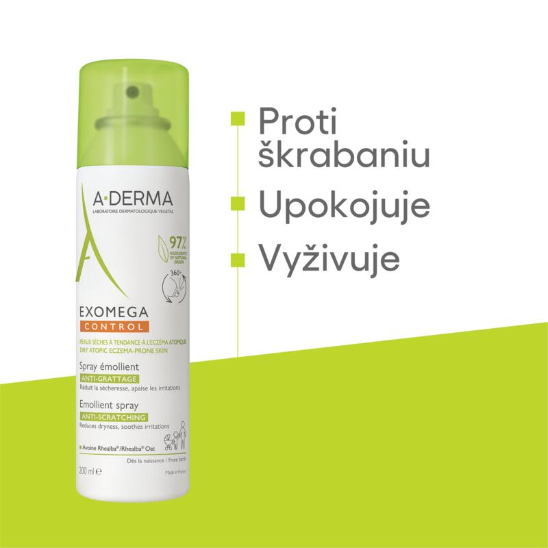 Emolienčný sprej na suchú a atopickú pokožku