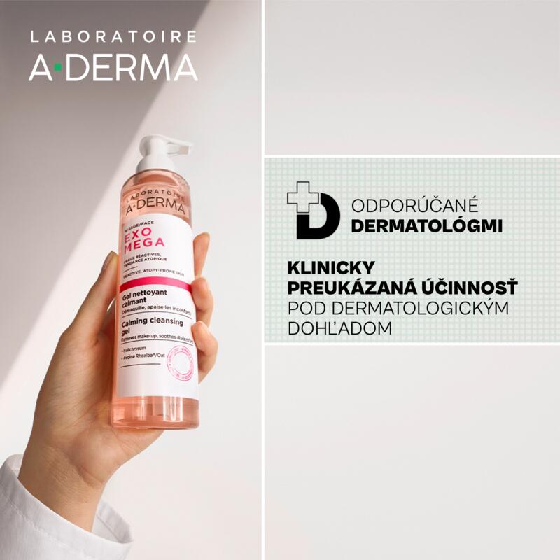 Upokojujúci čistiaci gél