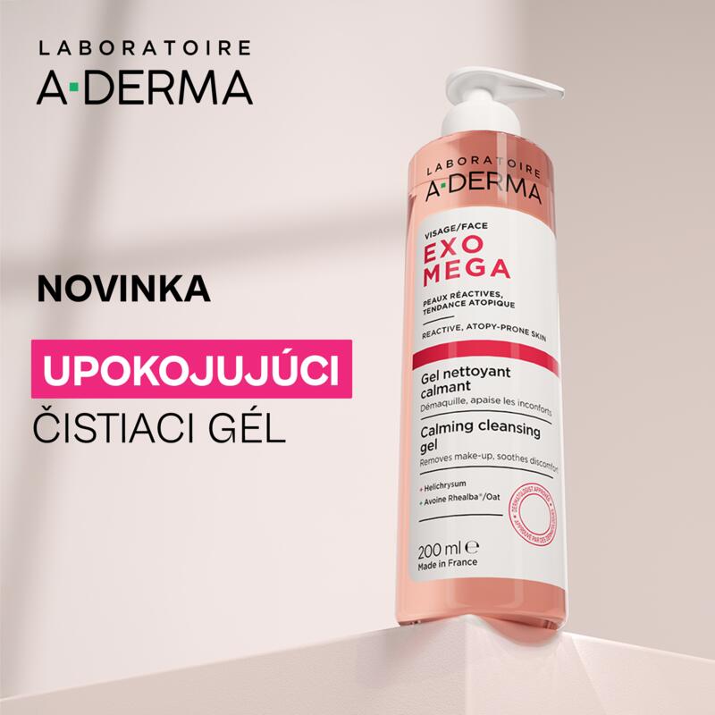 Upokojujúci čistiaci gél