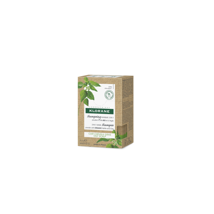 2-in-1 Mask Shampoo Powder with Organic Nettle - Oily Scalp