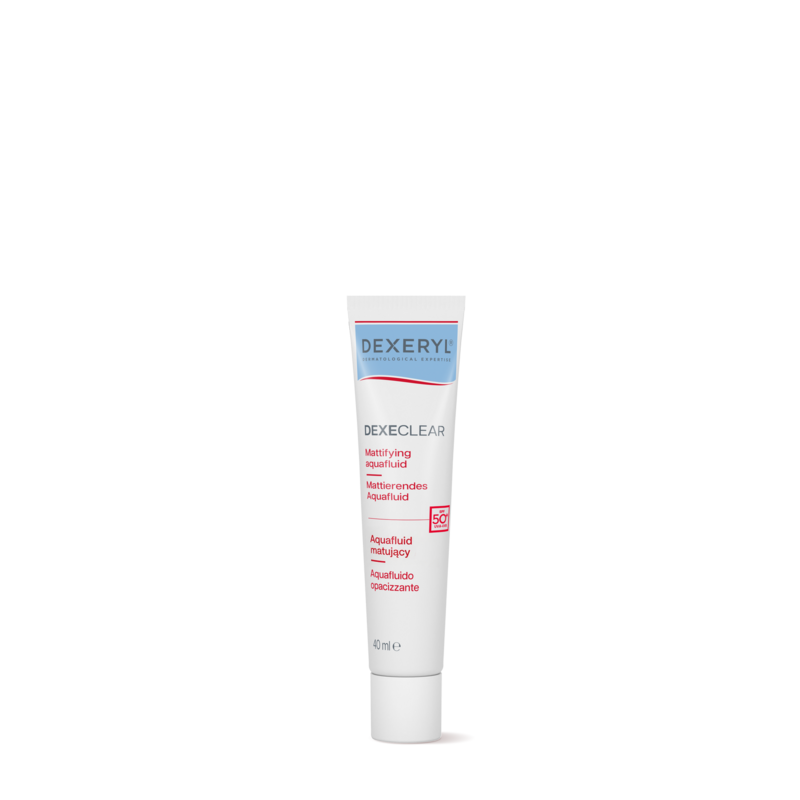 DEXECLEAR Aquafluid matujący SPF50+