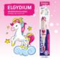 ELGYDIUM UNICORN szczoteczka do zębów dla dzieci w wieku od 2 do 6 lat