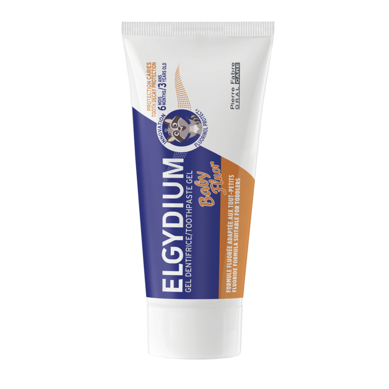 ELGYDIUM Baby Fluor gel dentifrice - dentifrice bébé 6 mois / 3 ans