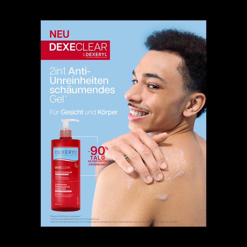 DEXECLEAR Anti-Unreinheiten schäumendes Gel