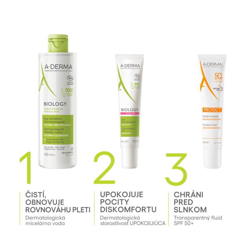 Dermatologická péče ZKLIDŇUJÍCÍ